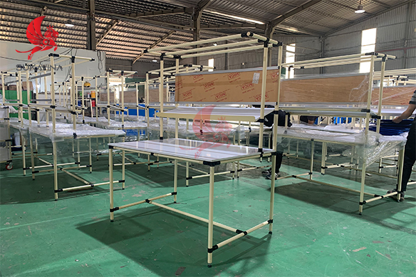 Mẫu bàn thao thác ống thép bọc nhựa ABS